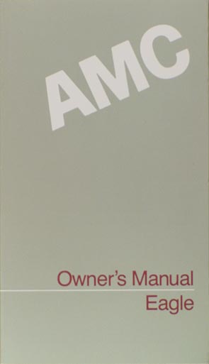 1988 AMC Eagle Owner's Manual